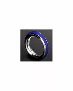 Triune Anneau Penien Cazzo Bleu Taille 40 Mm