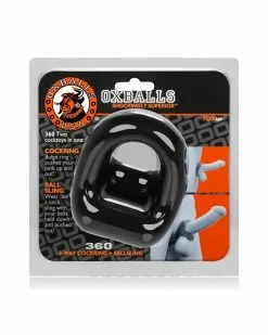 Oxballs Ballstretcher 360 Two Cocktoys Noir -Cockrings Flexibles Soldes Boutique ballstretcher 360 two cocktoys noir 1