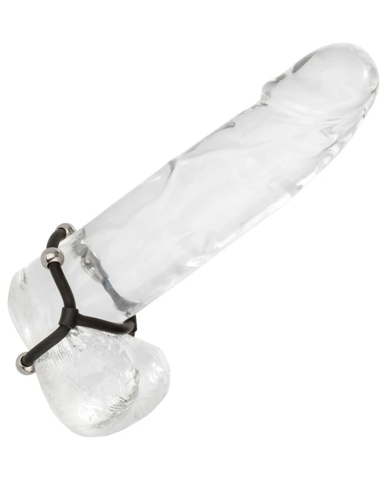 CalExotics Ballstretcher Beaded Dual Noir 8 CalExotics Ballstretcher Beaded Dual Noir – Image 6