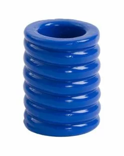Titanmen Ballstretcher Cock Cage 50mm Bleu