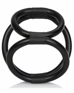CalExotics Ballstretcher Cock Cage Noir -Cockrings Flexibles Soldes Boutique ballstretcher cock cage noir 4