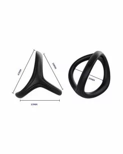 Generique Ballstretcher Helix Noir -Cockrings Flexibles Soldes Boutique ballstretcher helix noir 4