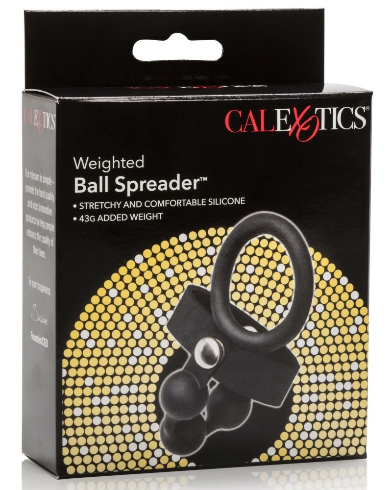 CalExotics Ballstretcher Lesté Ball Split Noir 4 CalExotics Ballstretcher Lesté Ball Split Noir – Image 2
