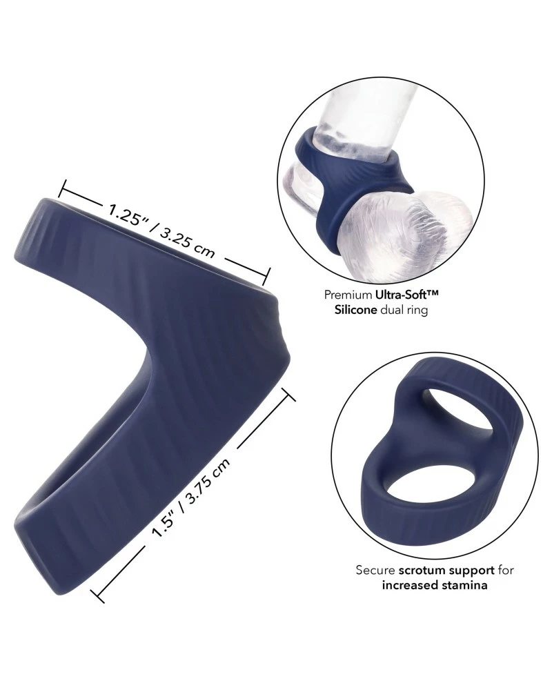 CalExotics Viceroy Ballstretcher Max Dual Ring Viceroy Bleu 5 CalExotics Viceroy Ballstretcher Max Dual Ring Viceroy Bleu – Image 3