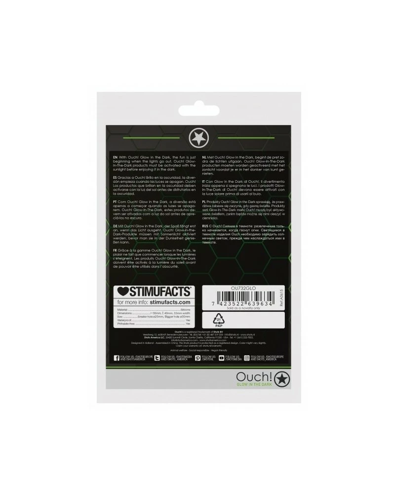 Ouch! Glow Ballstretcher Phosphorescent Glow Trio 25mm 7 Ouch! Glow Ballstretcher Phosphorescent Glow Trio 25mm – Image 5