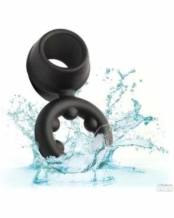 Alpha Ring Ballstretcher Silicone Magnum Alpha Noir -Cockrings Flexibles Soldes Boutique ballstretcher silicone magnum alpha noir 5