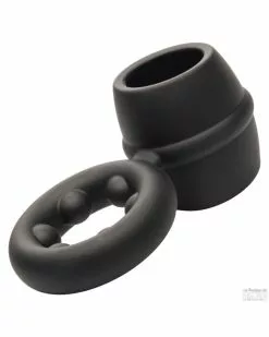 Alpha Ring Ballstretcher Silicone Magnum Alpha Noir -Cockrings Flexibles Soldes Boutique ballstretcher silicone magnum alpha noir 8