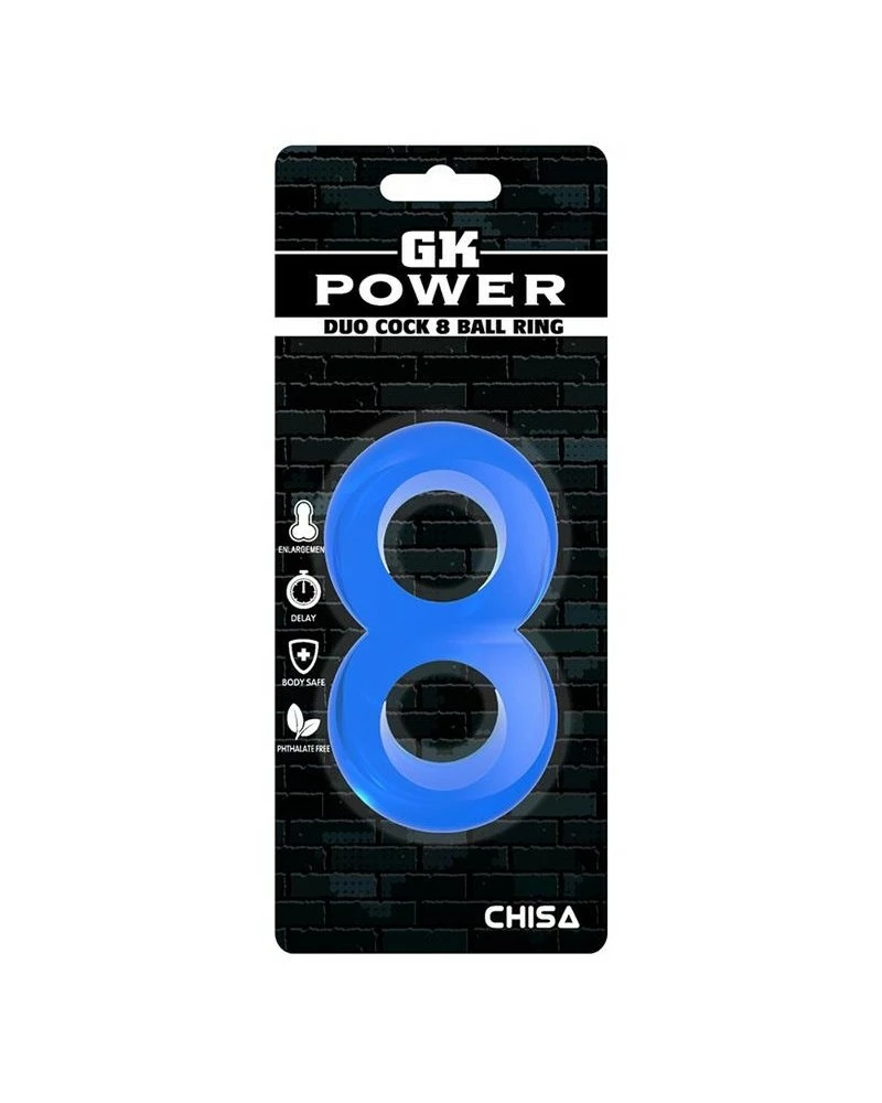 Chisa Novelties Ballstretcher Souple Duo Cock Bleu 4 Chisa Novelties Ballstretcher Souple Duo Cock Bleu – Image 2