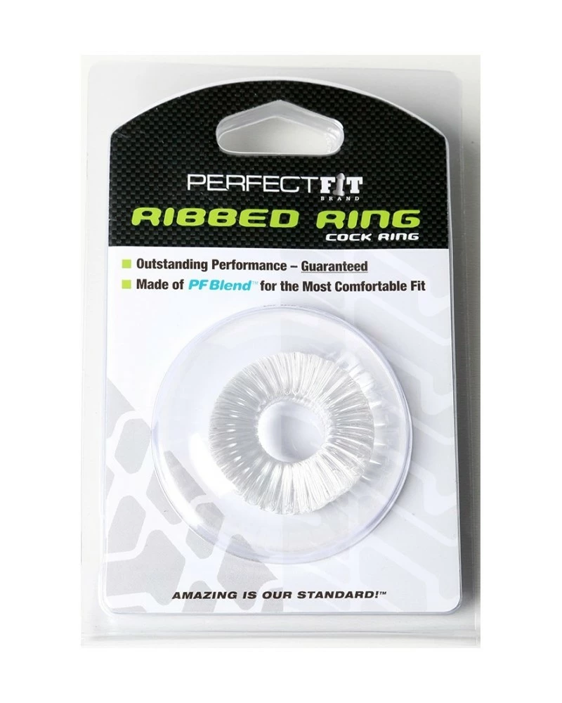 Perfect Fit Ballstretcher Souple Ribbed Ring 18mm Transparent 4 Perfect Fit Ballstretcher Souple Ribbed Ring 18mm Transparent – Image 2