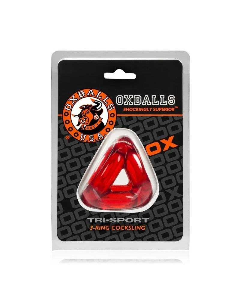 Oxballs Ballstretcher Tri-Sport Rouge 4 Oxballs Ballstretcher Tri-Sport Rouge – Image 2