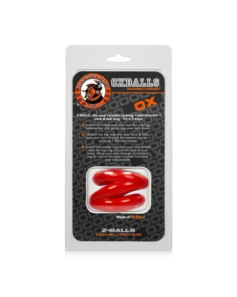 Oxballs Ballstretcher Z-Balls Rouge 4 Oxballs Ballstretcher Z-Balls Rouge – Image 2