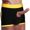 Love Toy Boxer Bottomless Pour Gode Horny Strapon Noir Taille XS/S -Cockrings Flexibles Soldes Boutique boxer bottomless pour gode horny strapon noir 6