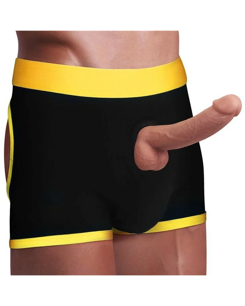 Love Toy Boxer Bottomless Pour Gode Horny Strapon Noir Taille M/L 3 Love Toy Boxer Bottomless Pour Gode Horny Strapon Noir Taille M/L