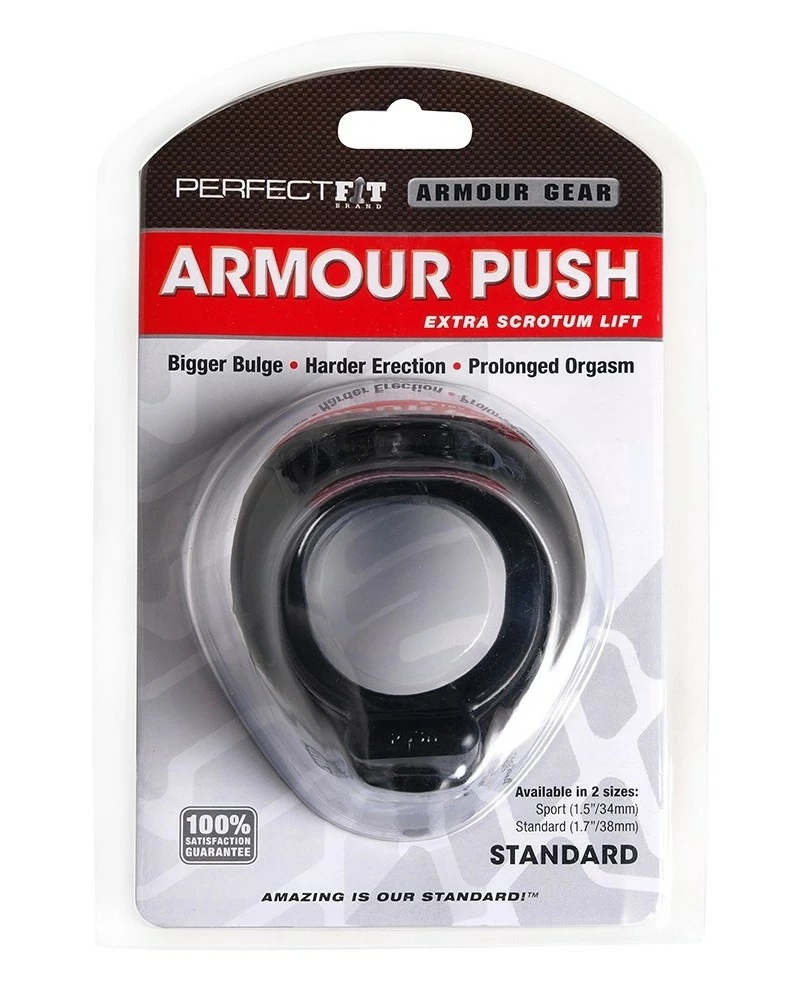 Perfect Fit Cockring Armour Push Regular Noir 4 Perfect Fit Cockring Armour Push Regular Noir – Image 2