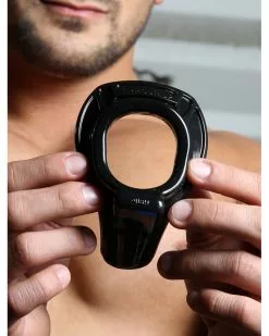 Perfect Fit Cockring Armour Push Regular Noir 8 Perfect Fit Cockring Armour Push Regular Noir -Cockrings Flexibles Soldes Boutique cockring armour push regular noir 2