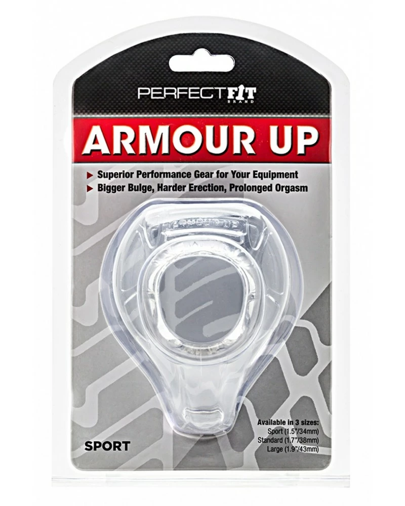 Perfect Fit Cockring Armour Up Sport Transparent 4 Perfect Fit Cockring Armour Up Sport Transparent – Image 2