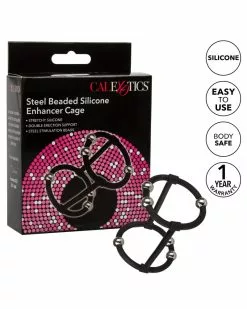 CalExotics Cockring Cage De Pénis Beaded Enhance 7.5cm - Diamètre 40mm 12 CalExotics Cockring Cage De Pénis Beaded Enhance 7.5cm - Diamètre 40mm -Cockrings Flexibles Soldes Boutique cockring cage de penis beaded enhance 75cm diametre 40mm 3