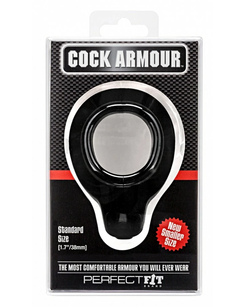 Perfect Fit Cockring Cock Armour Regular Noir 4 Perfect Fit Cockring Cock Armour Regular Noir – Image 2