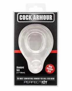 Perfect Fit Cockring Cock Armour Transparent -Cockrings Flexibles Soldes Boutique cockring cock armour transparent 1
