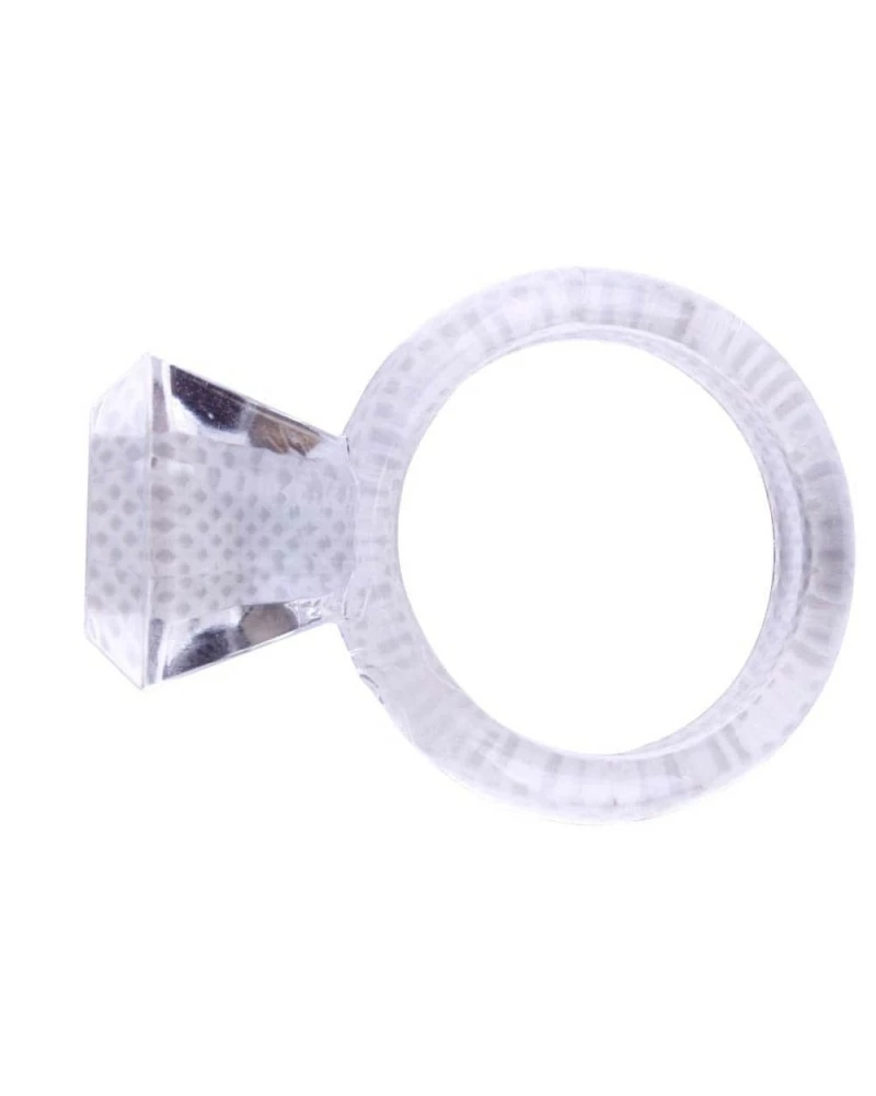 Chisa Novelties Cockring Diamond Ring Transparent 5 Chisa Novelties Cockring Diamond Ring Transparent – Image 3