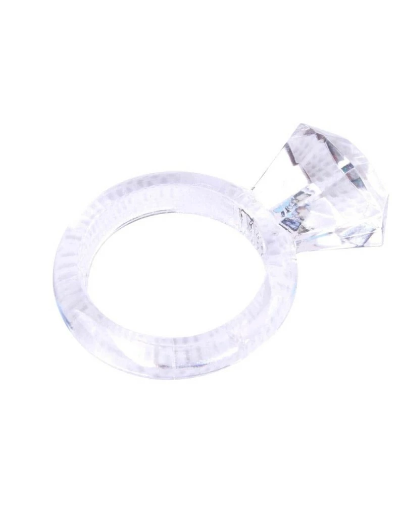 Chisa Novelties Cockring Diamond Ring Transparent 6 Chisa Novelties Cockring Diamond Ring Transparent – Image 4