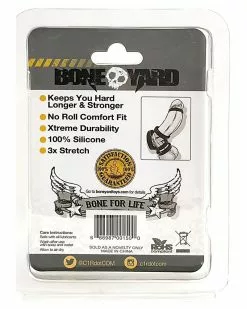 Cockring En Silicone BoneYard Taille 45 Mm -Cockrings Flexibles Soldes Boutique cockring en silicone boneyard 36