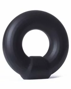 Rude Rider Cockring En Silicone Knob Noir