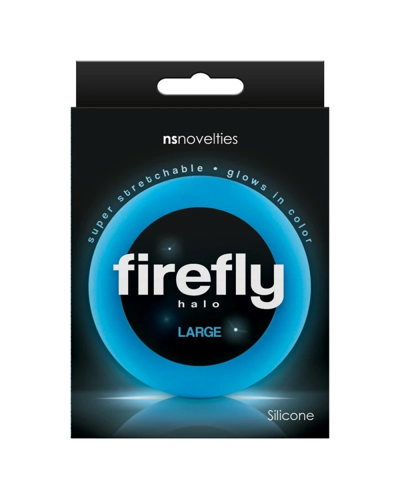 Cockring Fluo Firefly Bleu Taille 30 Mm 4 Cockring Fluo Firefly Bleu Taille 30 Mm – Image 2