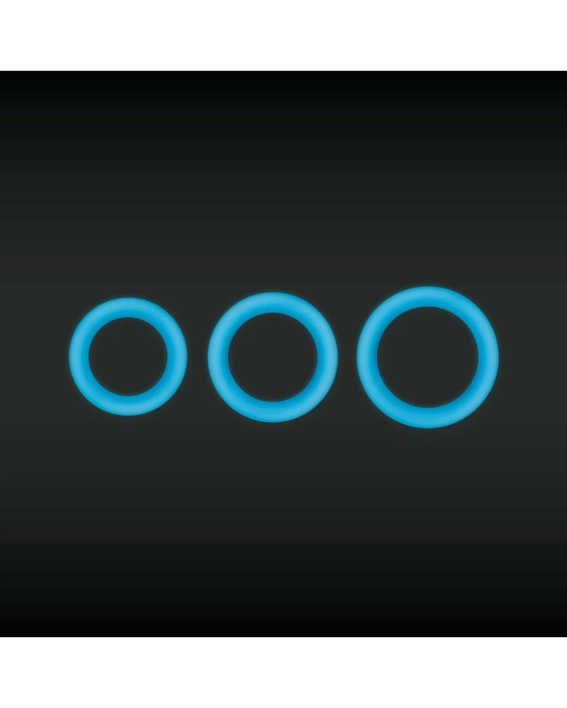 Cockring Fluo Firefly Bleu Taille 40 Mm 3 Cockring Fluo Firefly Bleu Taille 40 Mm