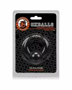 Oxballs Cockring Gauge Noir 8 Oxballs Cockring Gauge Noir -Cockrings Flexibles Soldes Boutique cockring gauge noir 1