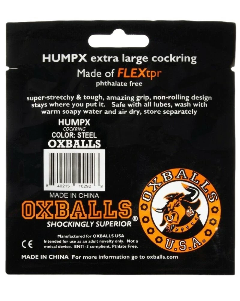 Oxballs Cockring HumpX Gris Silver 5 Oxballs Cockring HumpX Gris Silver – Image 3