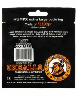 Oxballs Cockring Humpx Noir 10 Oxballs Cockring Humpx Noir -Cockrings Flexibles Soldes Boutique cockring humpx noir 3