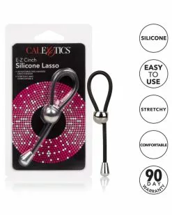 CalExotics Cockring Lasso E-Z Cinch Silicone -Cockrings Flexibles Soldes Boutique cockring lasso e z cinch silicone 4
