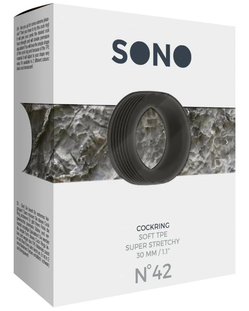 Cockring Line Flex Sono N°42 - 30mm Noir 4 Cockring Line Flex Sono N°42 - 30mm Noir – Image 2