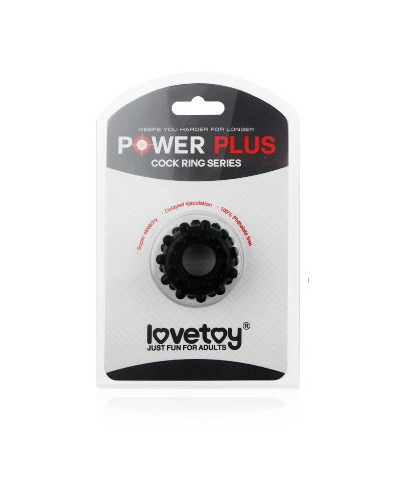Love Toy Cockring Power Plus Bubble Noir 4 Love Toy Cockring Power Plus Bubble Noir – Image 2