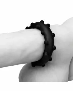 Love Toy Cockring Power Plus Bubble Noir -Cockrings Flexibles Soldes Boutique cockring power plus bubble noir 10