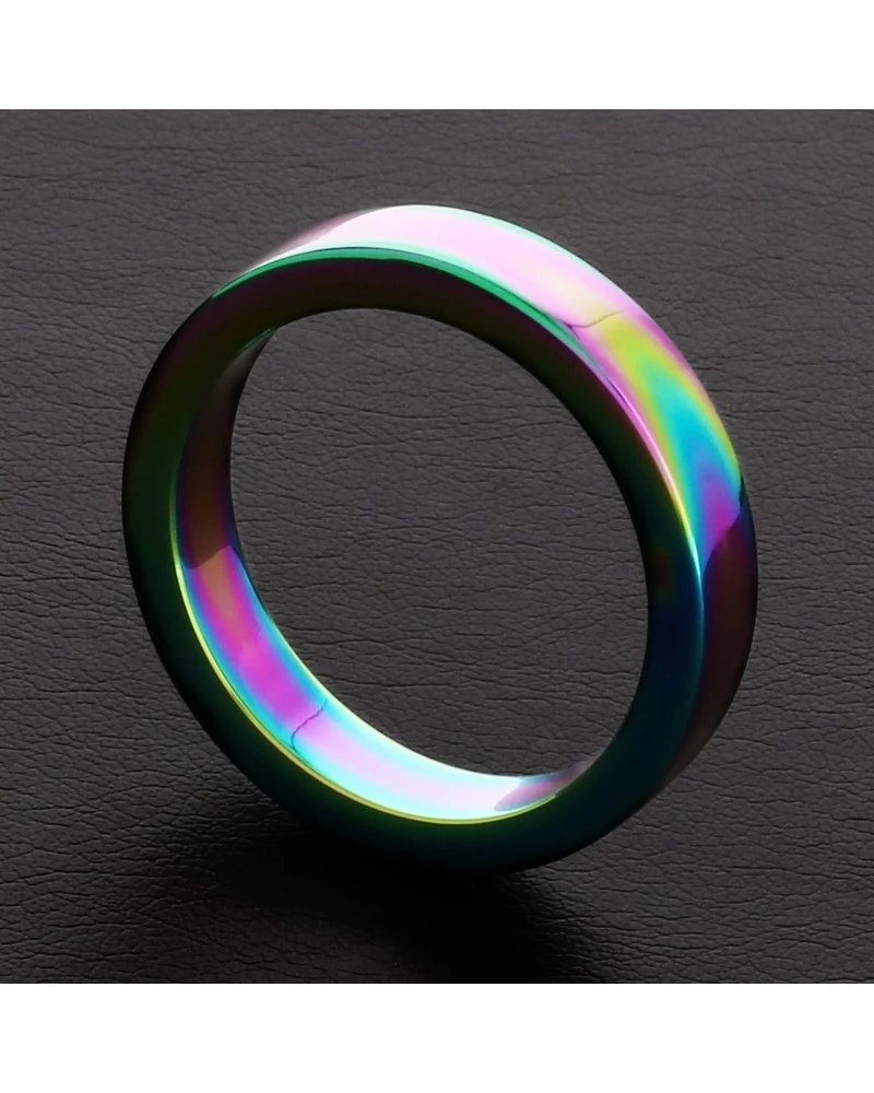 Triune Cockring Rainbow Metal 8mm Taille 45 Mm 4 Triune Cockring Rainbow Metal 8mm Taille 45 Mm – Image 2