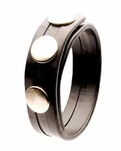 Cockrings Flexibles Soldes Boutique 34 Generique Cockring Rubber 3 Snaps Noir