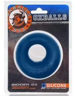 Oxballs Cockring Silicone Bigger Ox Bleu -Cockrings Flexibles Soldes Boutique cockring silicone bigger ox bleu 1