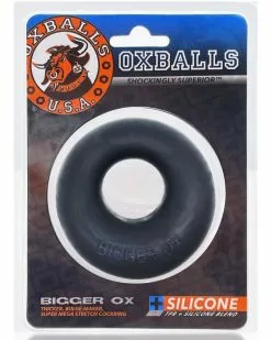 Oxballs Cockring Silicone Bigger Ox Noir -Cockrings Flexibles Soldes Boutique cockring silicone bigger ox noir 1