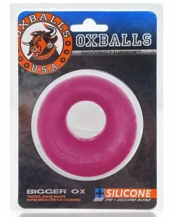 Oxballs Cockring Silicone Bigger Ox Rose -Cockrings Flexibles Soldes Boutique cockring silicone bigger ox rose 1