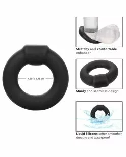 Alpha Ring Cockring Silicone Optimum Alpha 32mm Noir -Cockrings Flexibles Soldes Boutique cockring silicone optimum alpha 32mm noir 3
