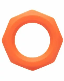 Alpha Ring Cockring Silicone Sexagon Alpha 37mm Orange -Cockrings Flexibles Soldes Boutique cockring silicone sexagon alpha 37mm orange 2