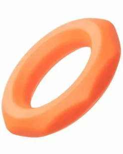 Alpha Ring Cockring Silicone Sexagon Alpha 37mm Orange