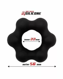 Beast Rings Cockring Silicone Star Round 22mm -Cockrings Flexibles Soldes Boutique cockring silicone star round 22mm 2