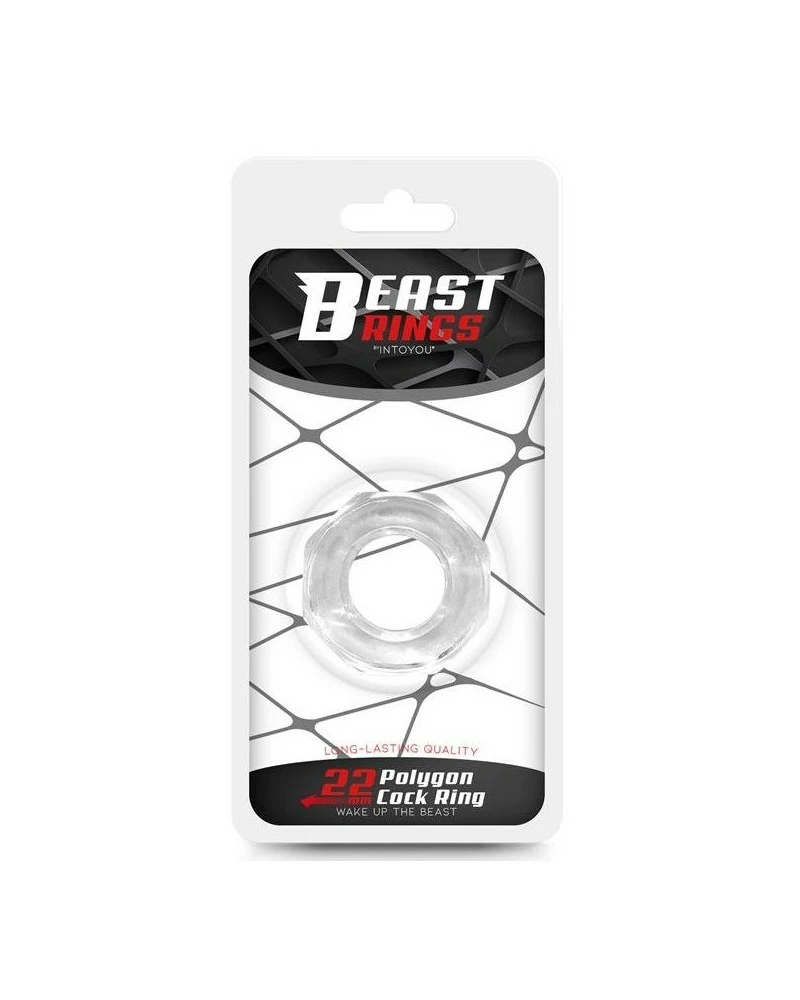Beast Rings Cockring Souple Polygon Transparent 4 Beast Rings Cockring Souple Polygon Transparent – Image 2