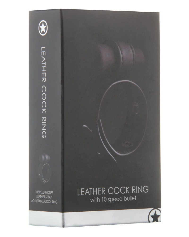 Ouch! Cockring Vibrant En Cuir 4 Ouch! Cockring Vibrant En Cuir – Image 2