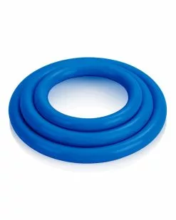 CalExotics Cockrings Tri-Rings Bleus 12 CalExotics Cockrings Tri-Rings Bleus -Cockrings Flexibles Soldes Boutique cockrings tri rings bleus 10