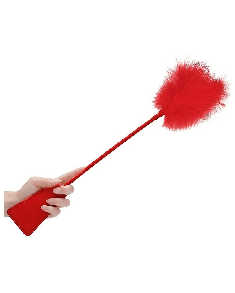 Ouch! Cravache Et Plumeau Ouch 43cm Rouge 4 Ouch! Cravache Et Plumeau Ouch 43cm Rouge – Image 2