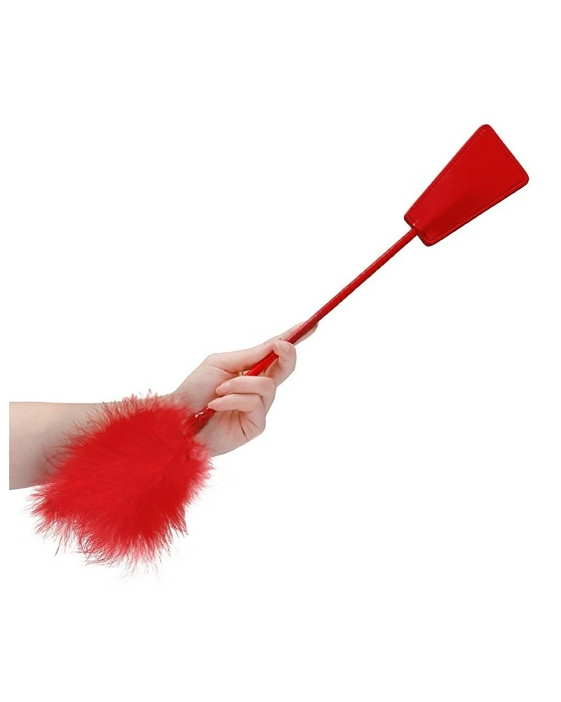 Ouch! Cravache Et Plumeau Ouch 43cm Rouge 5 Ouch! Cravache Et Plumeau Ouch 43cm Rouge – Image 3